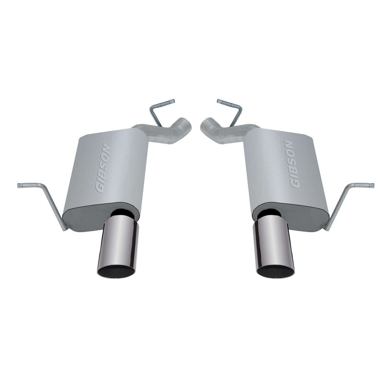 Gibson Axle Back Dual Exhaust System Aluminized 316006