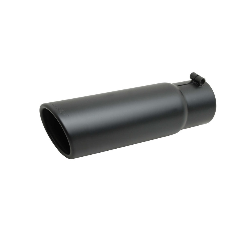 Gibson Black Ceramic Rolled Edge Angle Exhaust Tip 500643-B