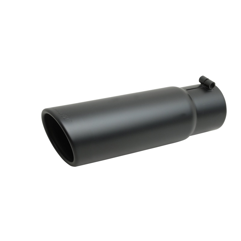 Gibson Black Ceramic Rolled Edge Angle Exhaust Tip 500650-B