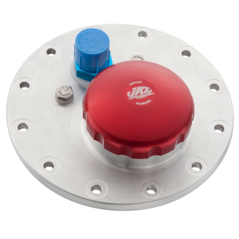 JAZ 2-1/2 Fuel Plate w/Billet Twist Cap 12-Bolt 391-452-06