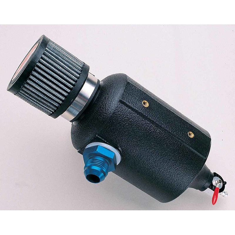 JAZ Black Breather Tank w/-12AN Fitting 605-225-01