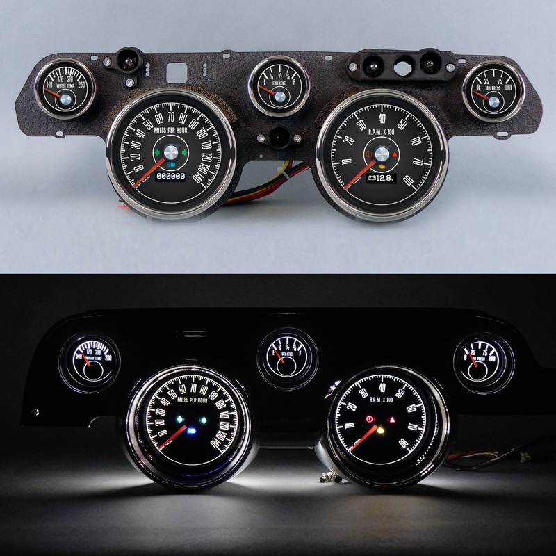 New Vintage Gauge Kit 153 Series DIY 67-68 Mustang