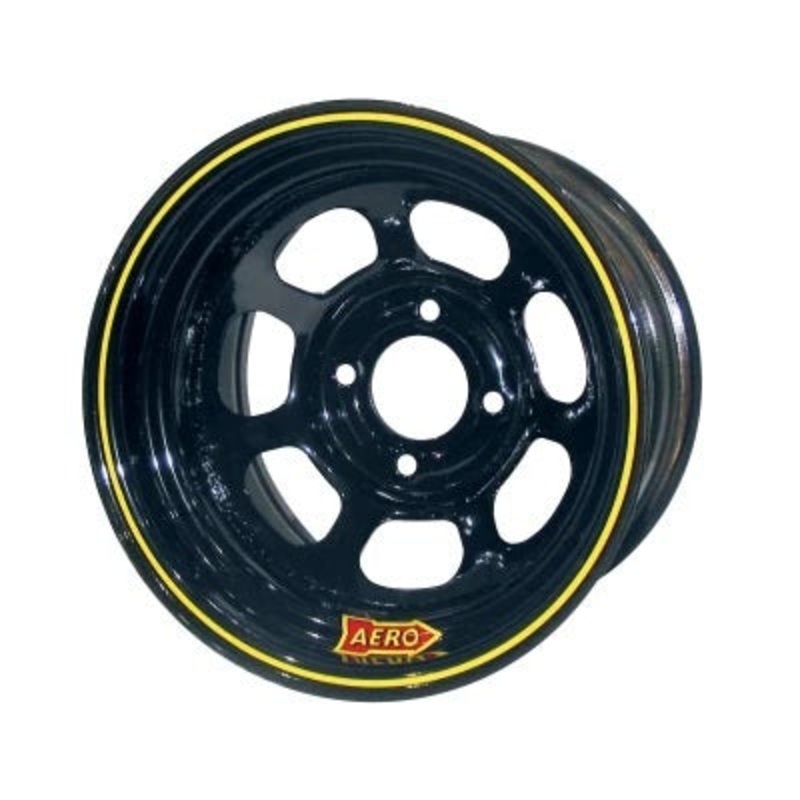 Aero Race Wheels 13×7 3 4.50 BC Black w/Bead Humps