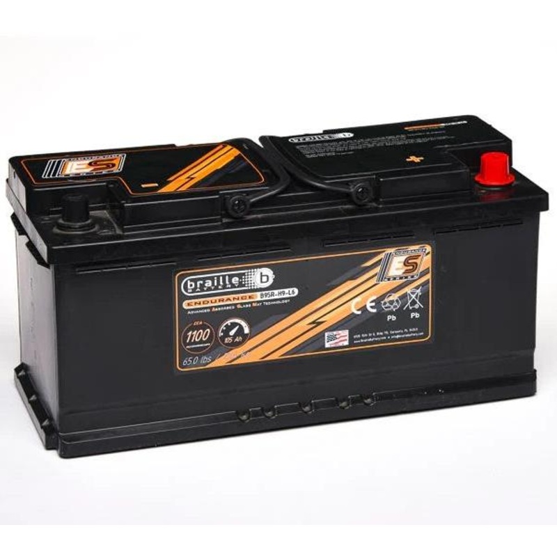 Braille 95R-H7-L4 Endurance AGM Battery 1100 CCA