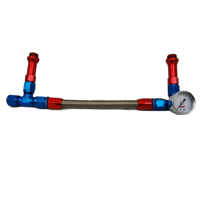 AED Performance Holley #6 Braided Fuel Line w/Gauge 6096