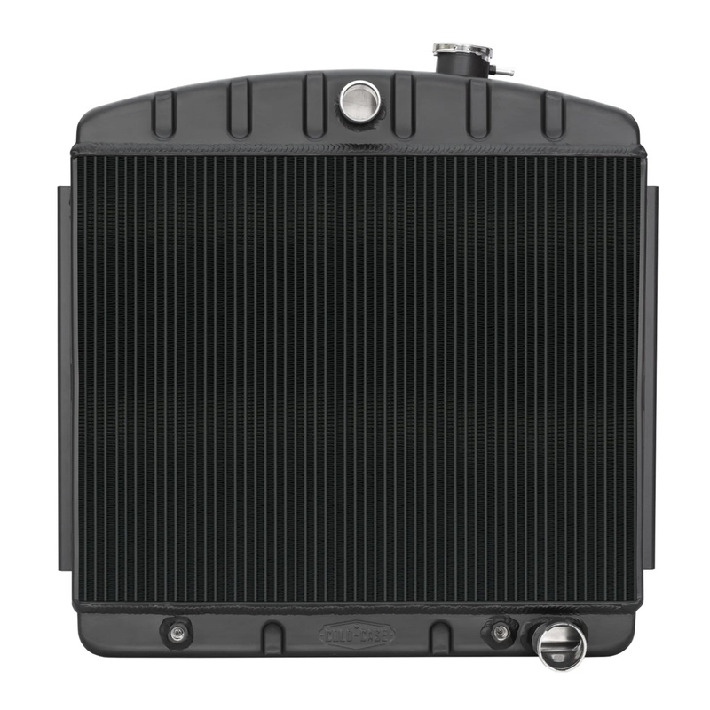 Cold Case Black Night Rider Series Radiator CHT563AB 55-56 Chevy 6 Cyl