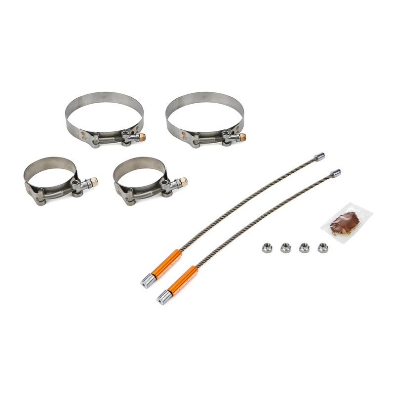 Drag Race Solutions 10 Lite Tether Set 2.375 Pri/4.000 Clamp