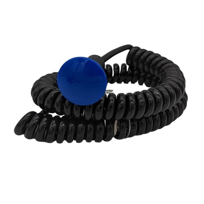 Drag Race Solutions Transbrake Mushroom Button w/Cord – Blue