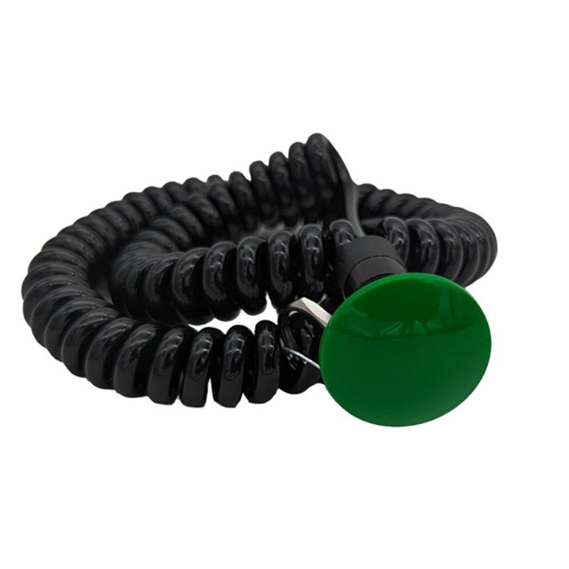 Drag Race Solutions Transbrake Mushroom Button w/Cord – Green