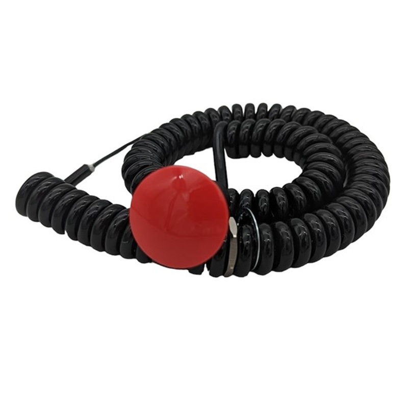 Drag Race Solutions Transbrake Mushroom Button w/Cord – Red