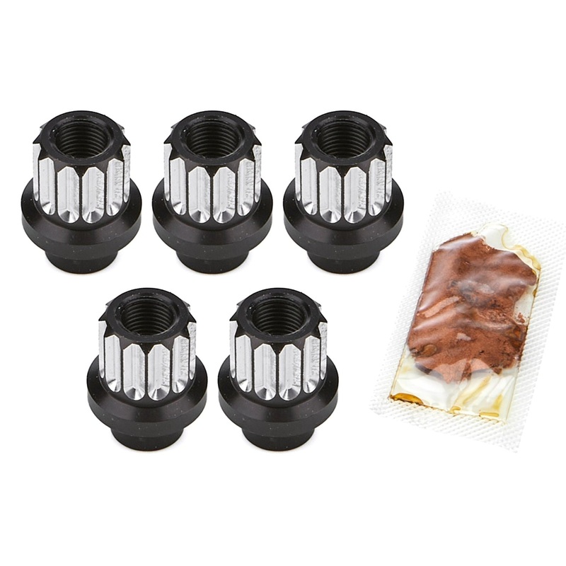 Drag Race Solutions Billet Aluminum 12pt Lug Nuts – 1/2 5pk
