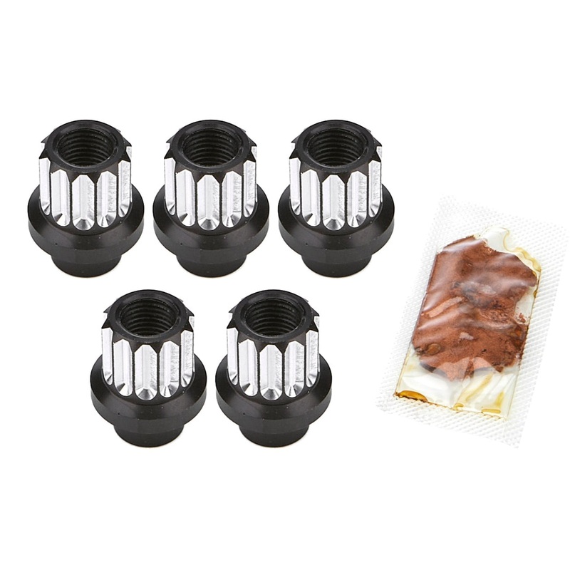 Drag Race Solutions Billet Aluminum 12pt Lug Nuts 14mm 5pk