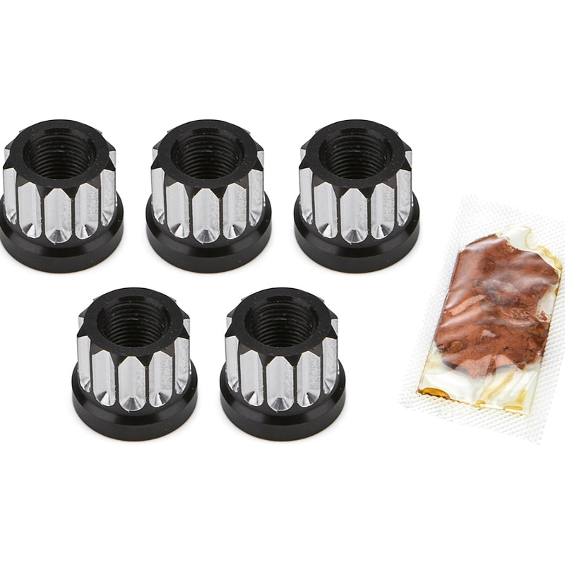 Drag Race Solutions Billet Aluminum 12pt Lug Nuts 5/8 5pk