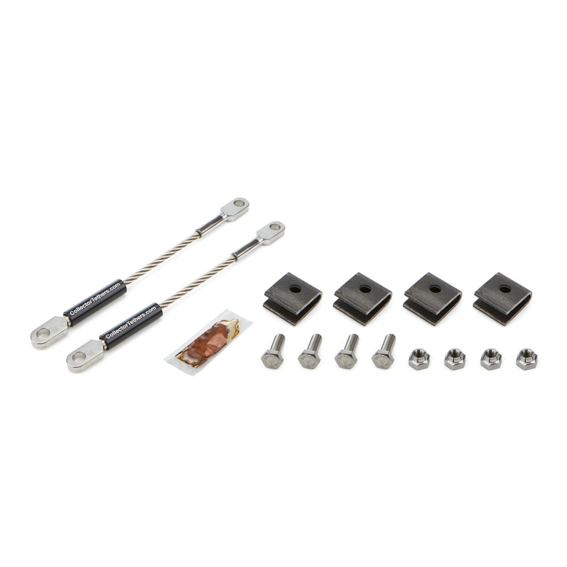 Drag Race Solutions Mild Weld-On Tether Kit Collector Tethers