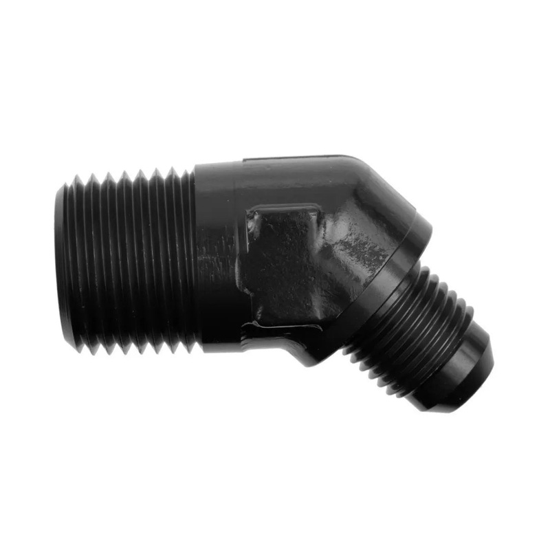 Redhorse 4AN to 4AN (1/4) NPT Adapter 45-Degree