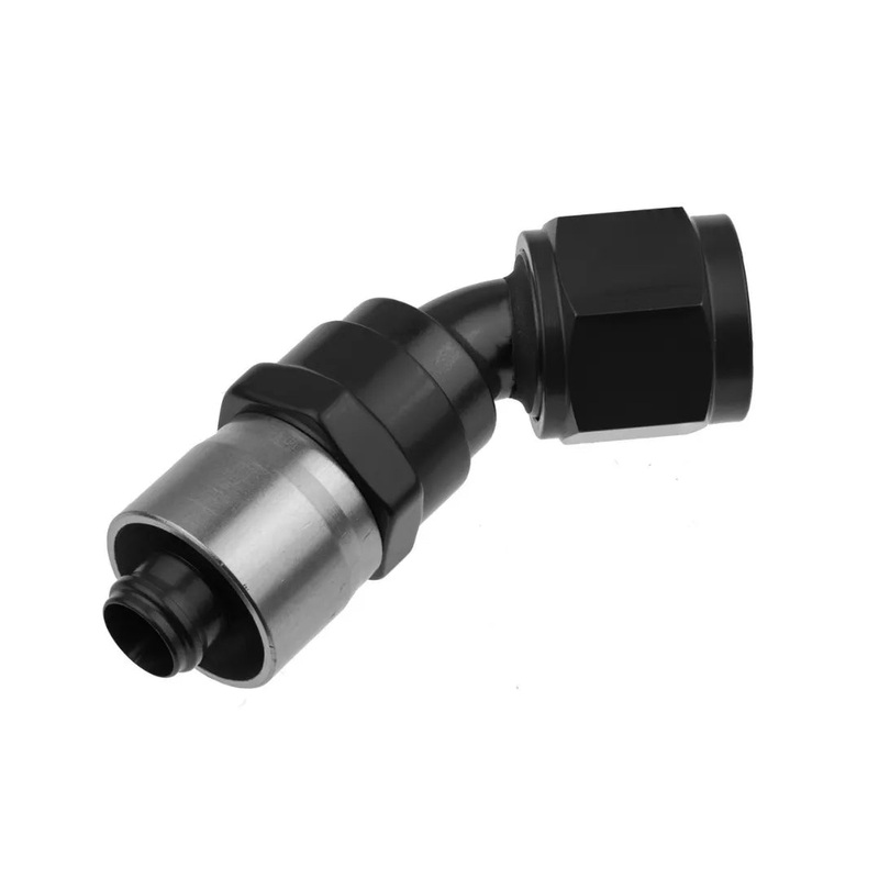 Redhorse 7045 Series 10AN Crimp Style Hose End 45-Degree