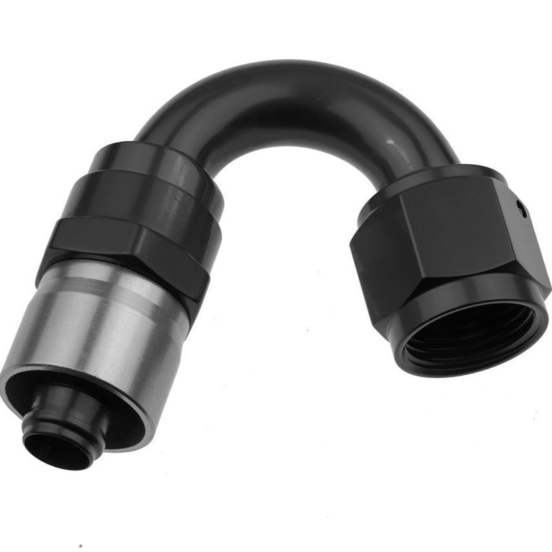 Redhorse 7150 Series 6AN Crimp Style Hose End 150-Degree