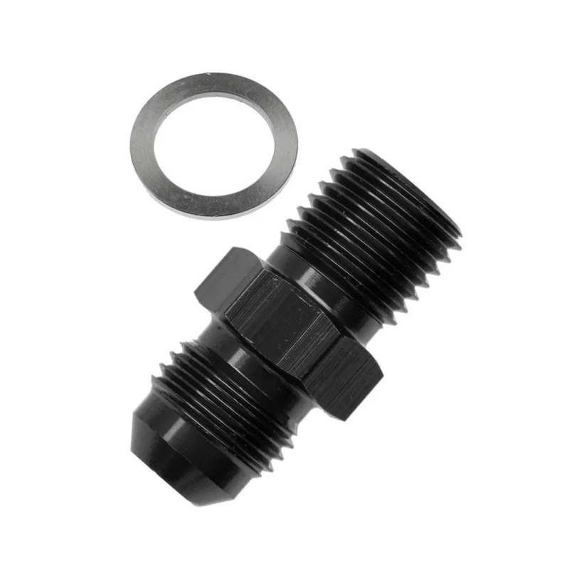 Redhorse 8161 Series Straight Adapter 6AN to M14x1.5 AN/JIC Flare Inverted