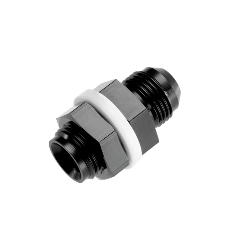 Redhorse 8832 Series 12AN Bulkhead Adapter Black Male