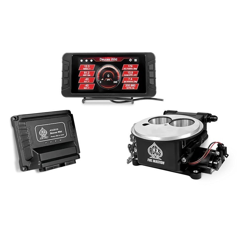 ACES Fuel Injection Deuces Wild 2 BBL EFI Black
