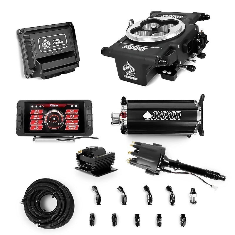 ACES Fuel Injection Killshot EFI Master Kit Black Command Center