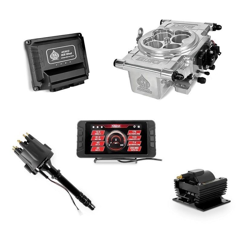 ACES Fuel Injection Killshot EFI Top End Kit Polished SBC/BBC