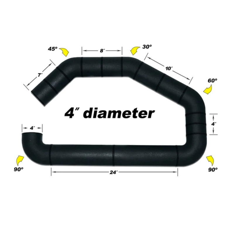 Airaid 4 Diameter Hose 100-400