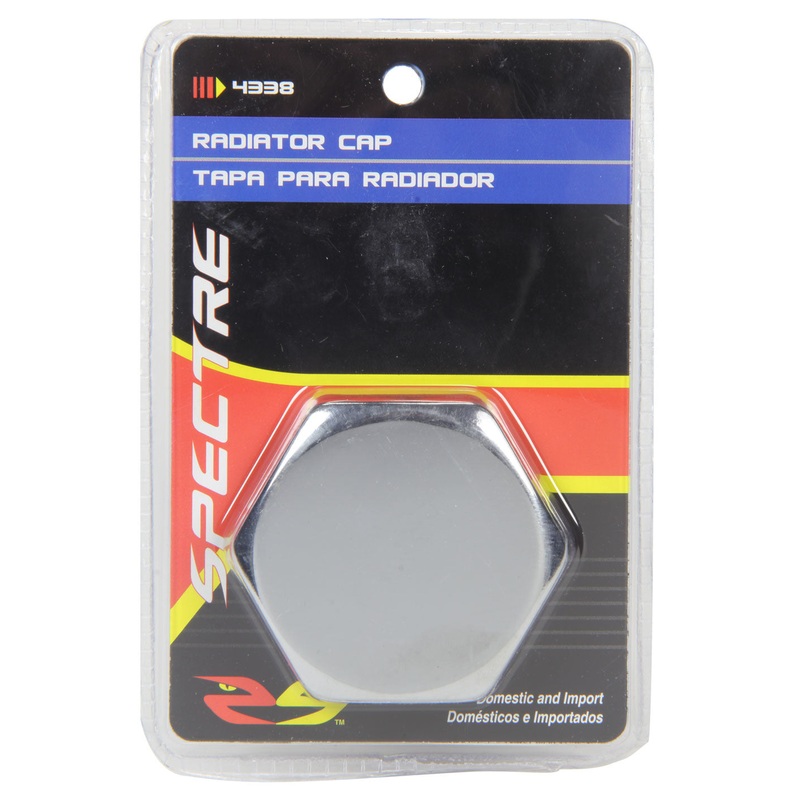 Spectre Hex One-Piece Radiator Cap- Chrome SPE-4338