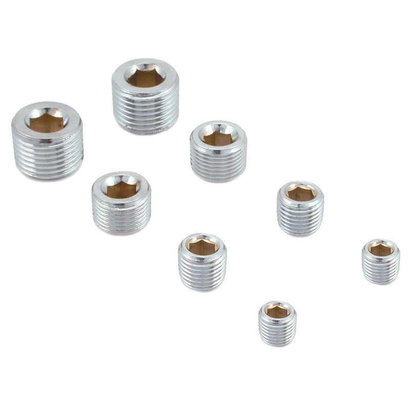 Spectre Pipe Plug Kit Chrome SPE-60183