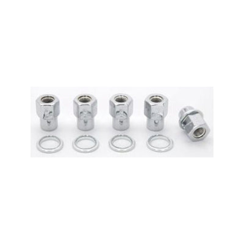Weld Racing Lug Nuts 12mm x 1.5 RH Open End w/Washers (5pk)