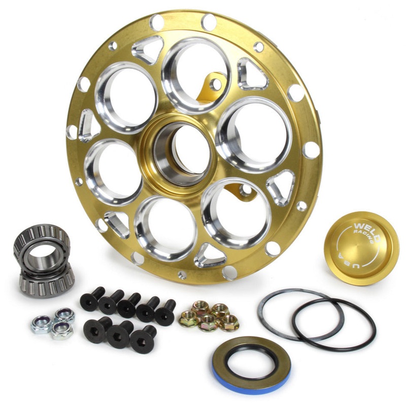 Weld Racing Hub L/W 13/15 Straight Shaft w/3 Lug Rotor Mount