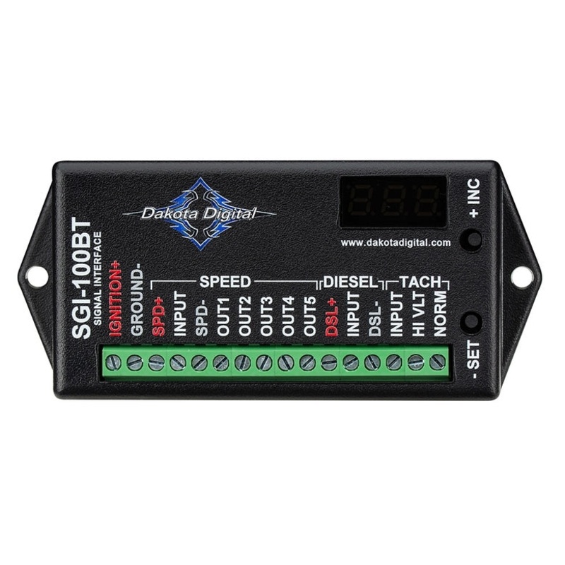 Dakota Digital Speed Tach and Diesel Signal Interface Bluetooth