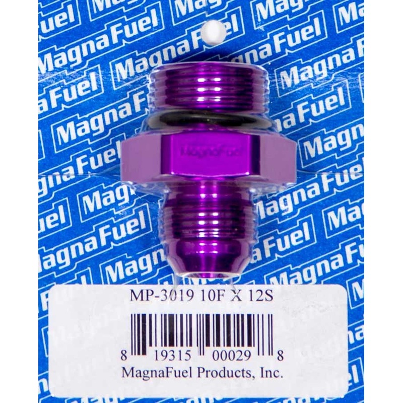 MagnaFuel #10an Flare to #12an Port Fitting, Straight