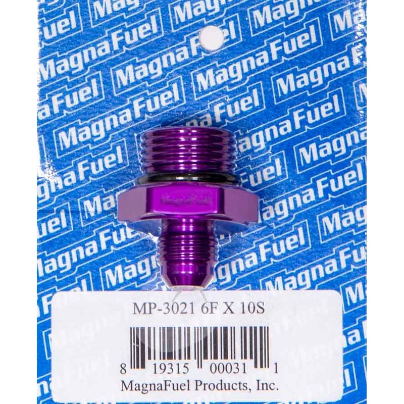 MagnaFuel #6 to #10 O-Ring Male Adapter Fitting