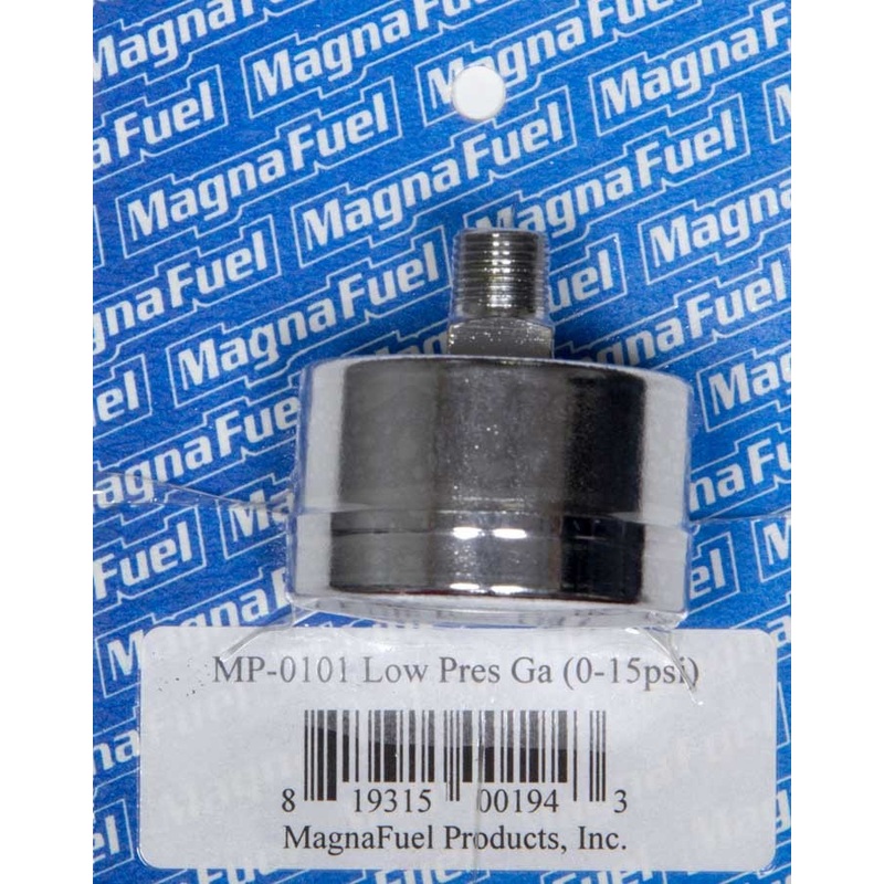 MagnaFuel Low Pressure Fuel Gauge 0-15psi