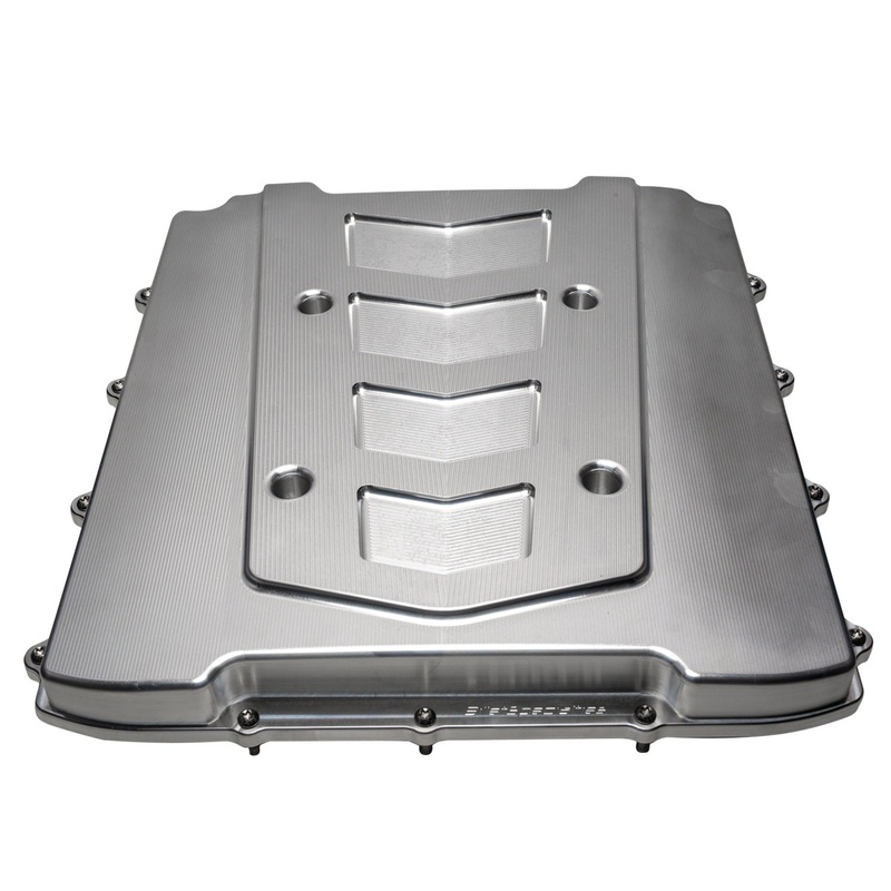 Billet Specialties LS GenV LT4 Supercharger Lid Chevron Raw