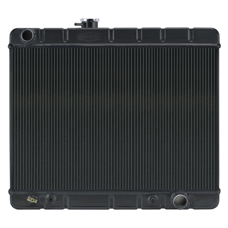 Cold Case Black Night Rider Radiator 66-67 GTO