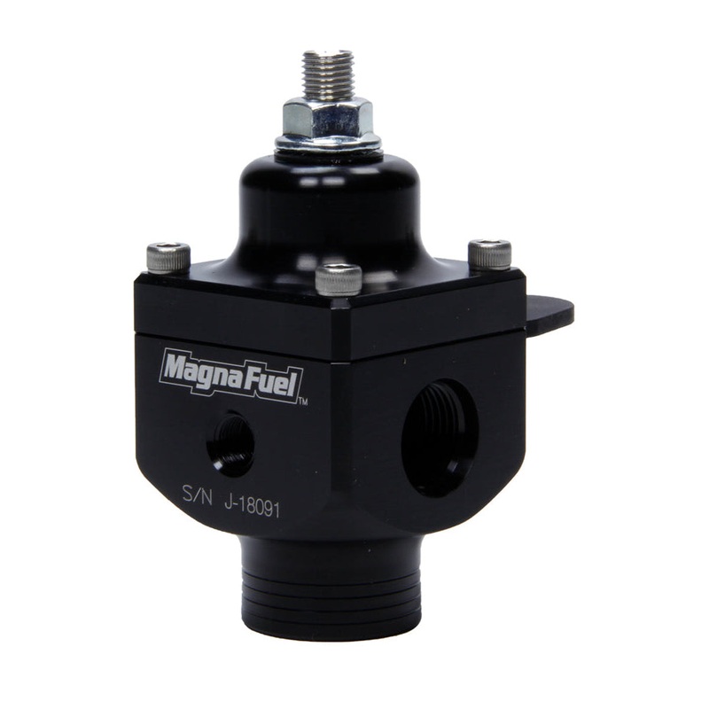 MagnaFuel Large 2-Port Regulator, # 8 Outlets, Black