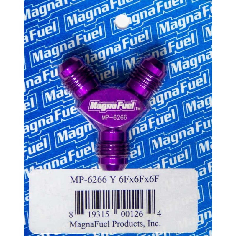 MagnaFuel Y-Fitting, 3 #6 Male