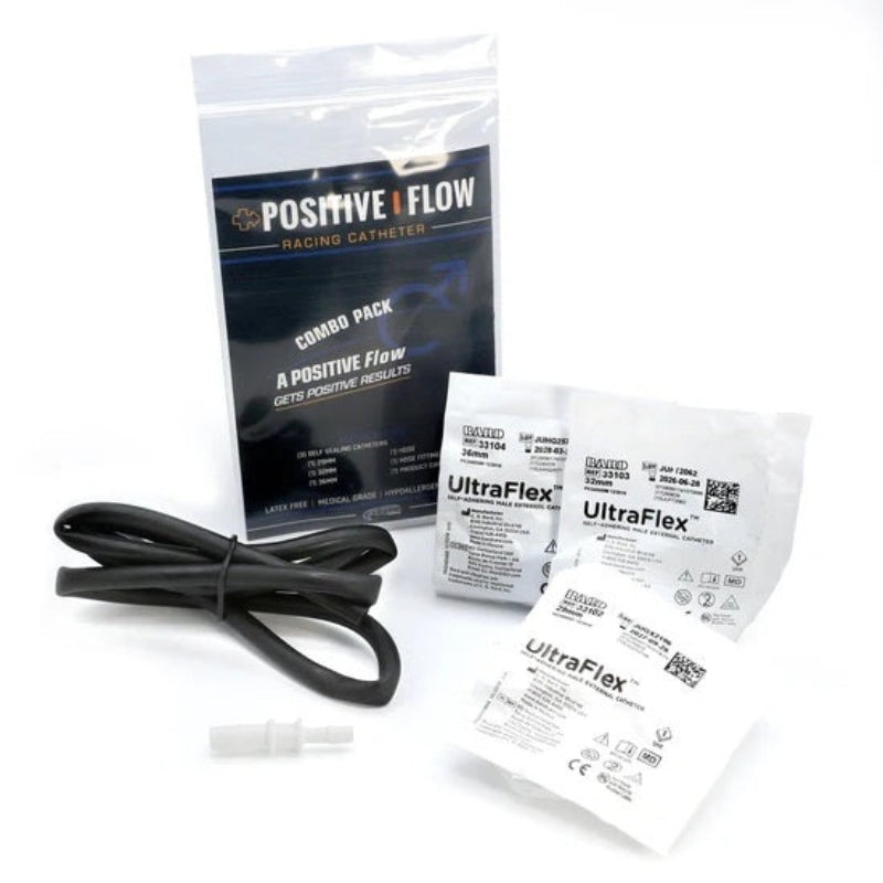 Rugged Radios Catheter Mens External Postitive Flow Combo