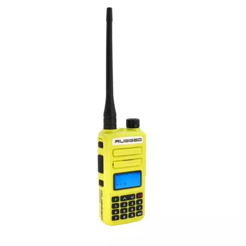 Rugged Radios GMRS / FRS Handheld Radio Safety (Yellow)