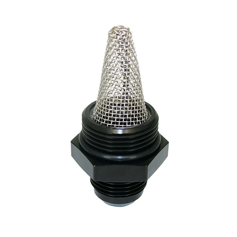 Moroso Fitting 12an Male to 16an Male w/External Screen