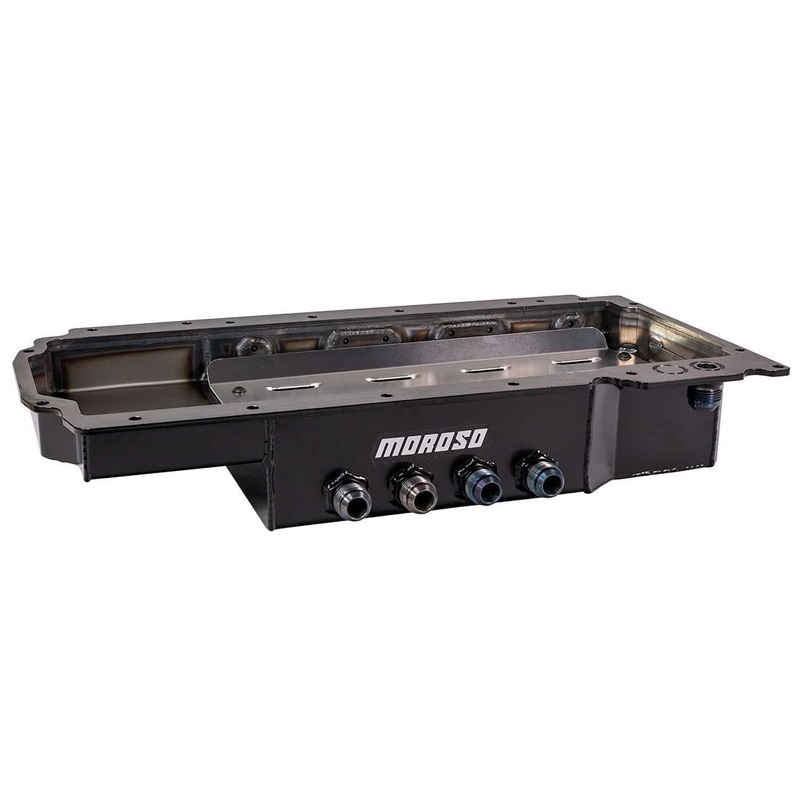 Moroso Oil Pan GM LT1 Gen-V Dry Sump 4 Pickup Steel