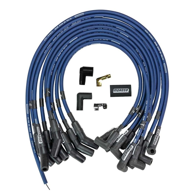 Moroso Ultra 40 Plug Wire Set Ford 429-460 Blue