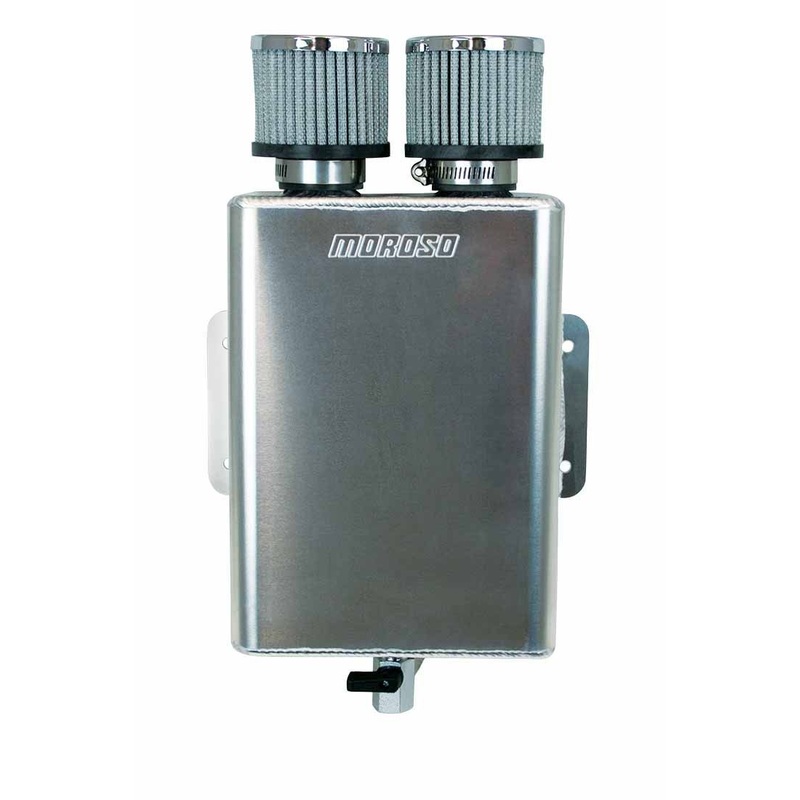 Moroso Vacuum Pump Breather Tank 2-Breathers -16A