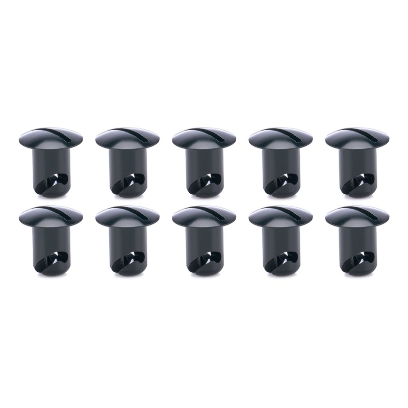 Ti22 Oval Head Buttons 0.450 Long Black (10 pk)