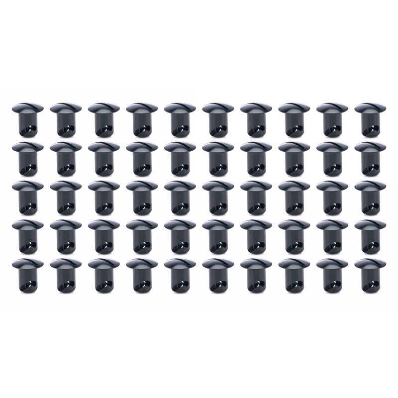Ti22 Oval Head Buttons 0.450 Long Black (50 pk)